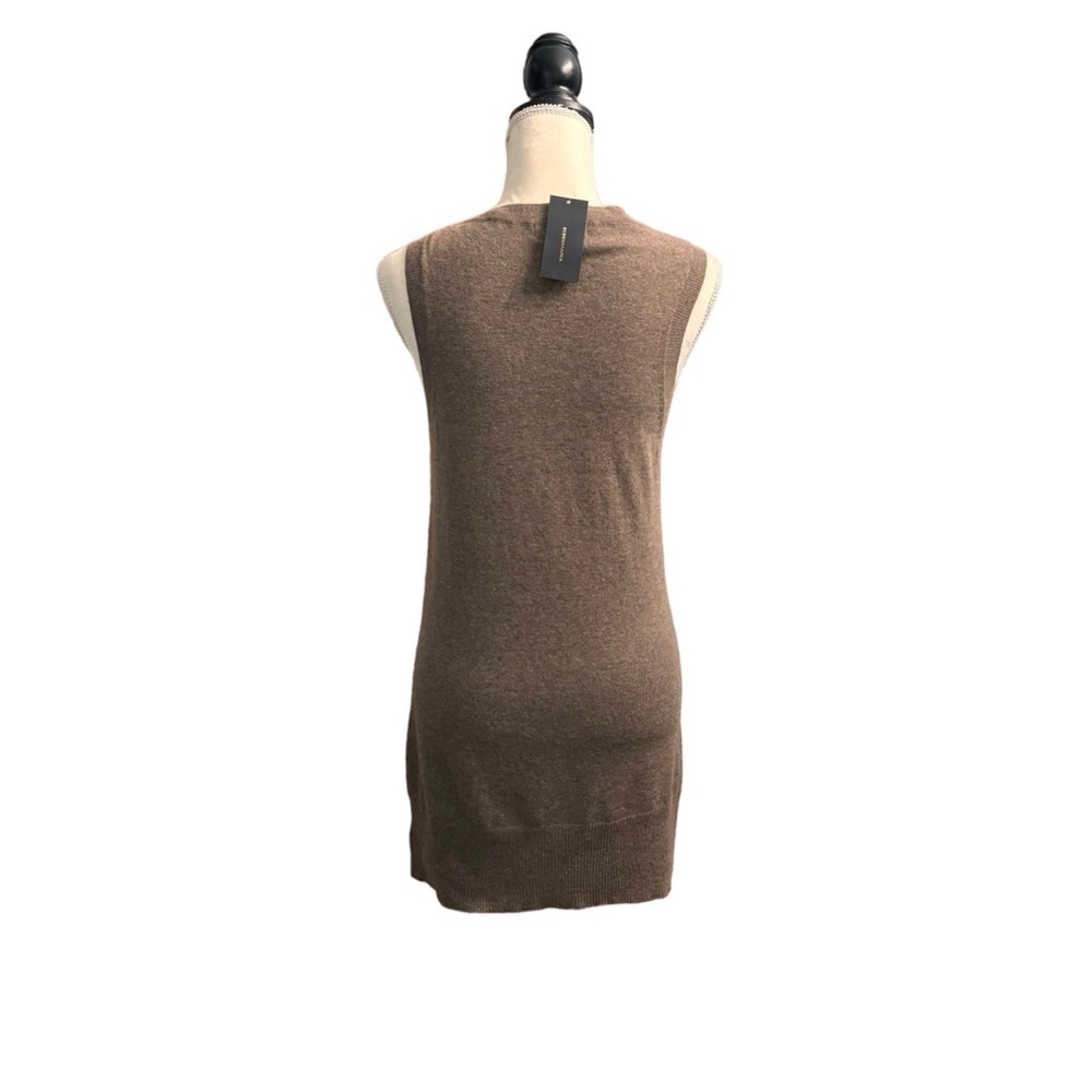 BCBG MAXAZRIA (NWT) Wool Blend, Deep V Neck Sweater Vest, Size Large - Picture 9 of 15